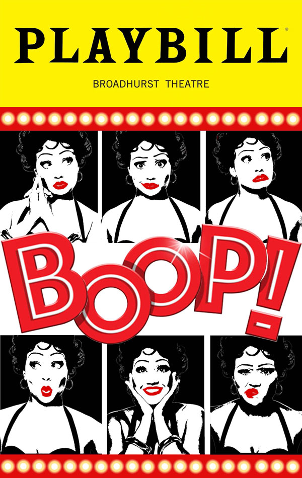 Boop the musical playbill redesign
