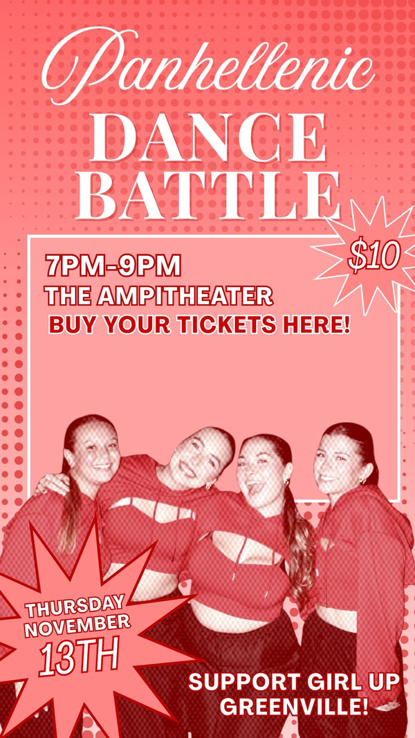 Story advertisement to promote dance battle