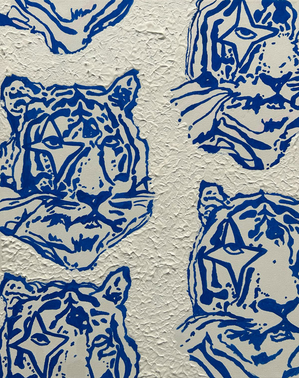 Decorative tiger piece I made