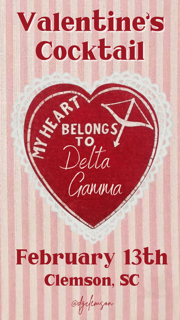 Valentine Cocktail event graphic