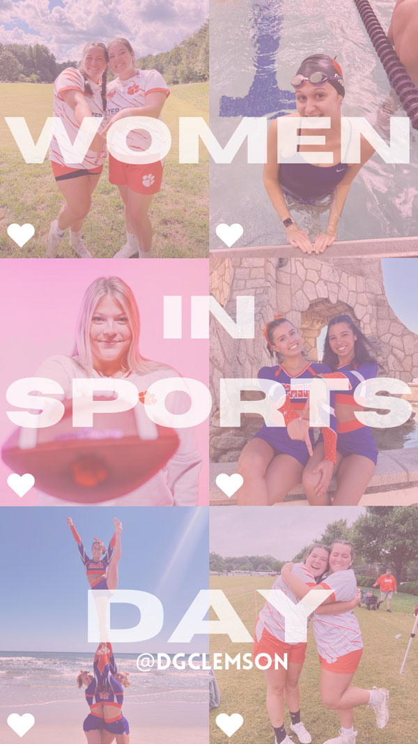 Women in sports graphic for National Women in Sports Day